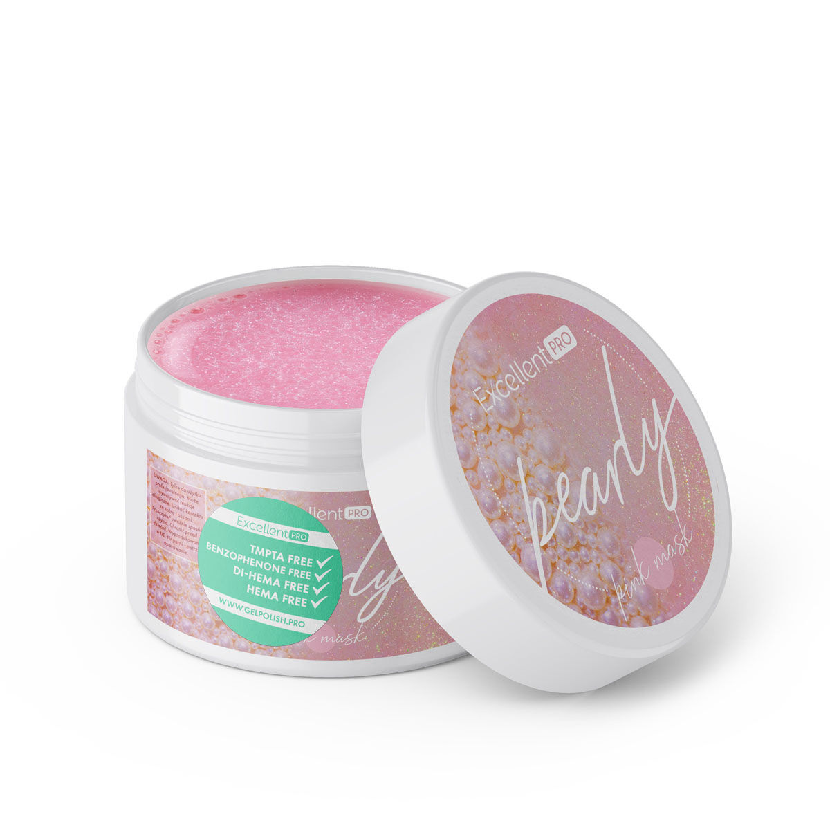 Excellent PRO Pearly Gel Pink Mask 15g