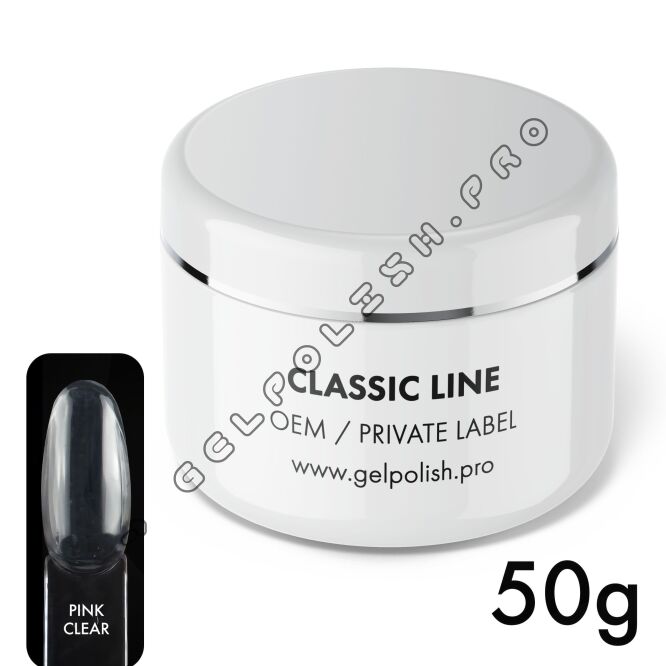 Żel classic pink clear 50g (PLA)