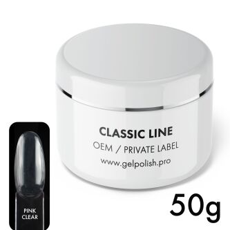 Żel classic pink clear 50g (PLA)
