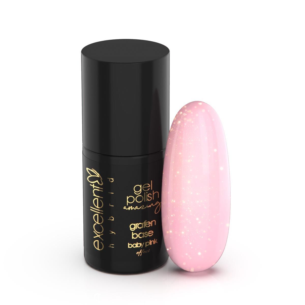 Gel Polish Grafen Easy Base Baby Pink Effect 5ml