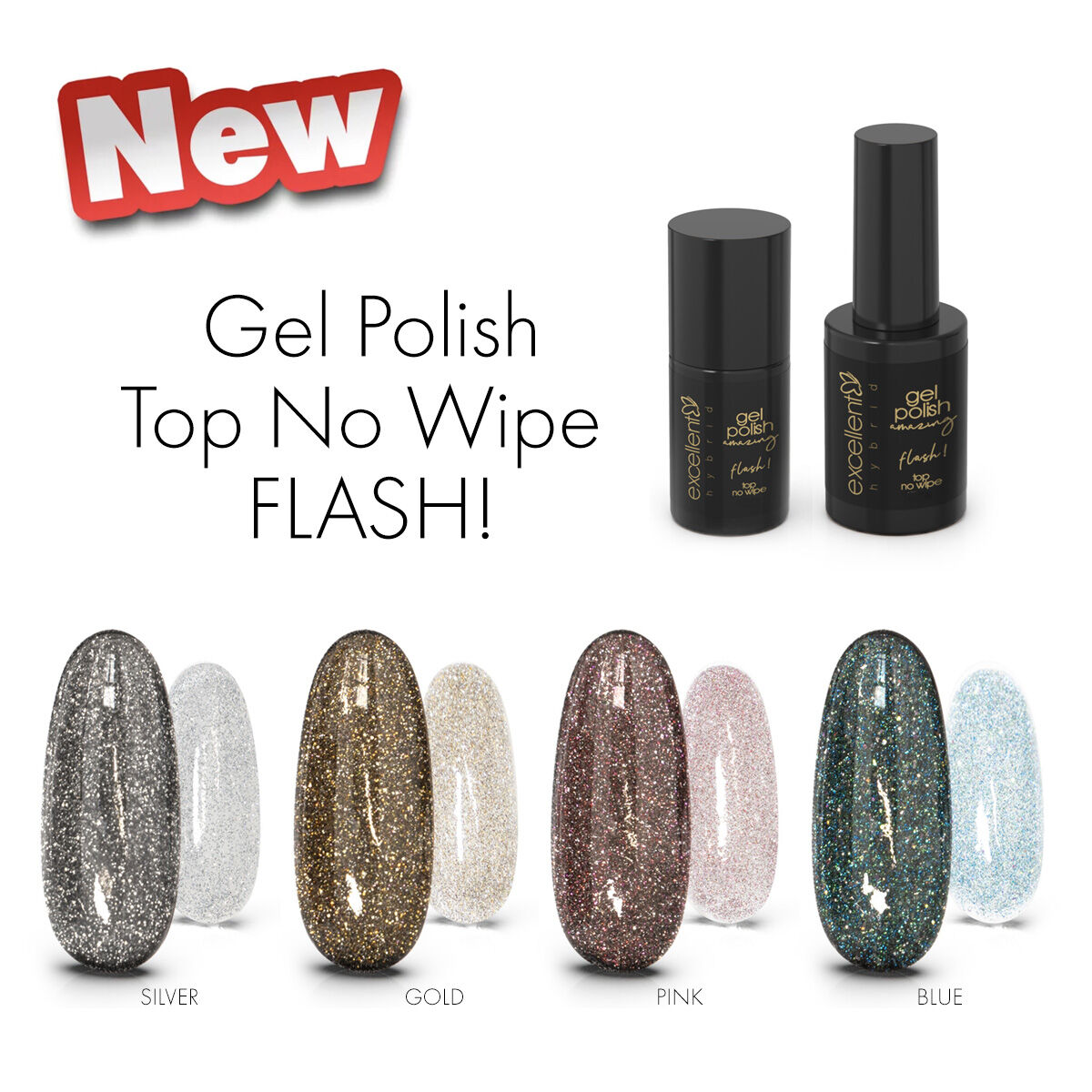 Gel Polish Flash! Top No Wipe