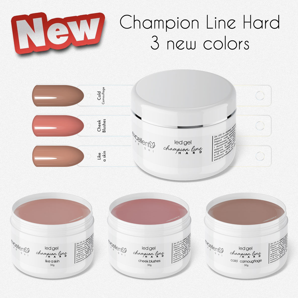 3 nowe kolory Champion Line HARD