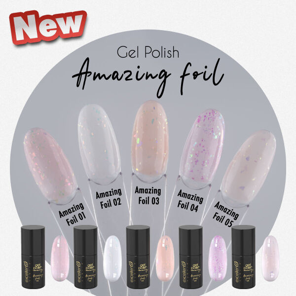 Gel polish Amazing Foil - Nowość