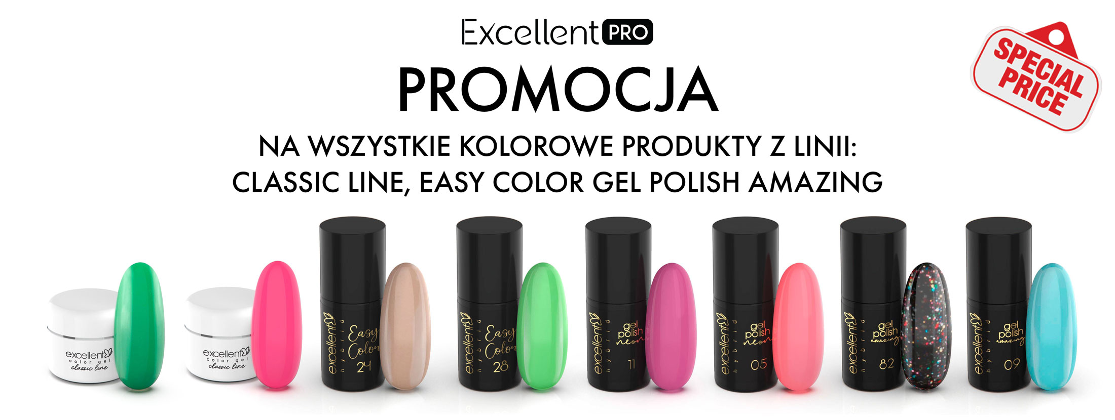 Promocja na kolorowe lakiery hybrydowe i żele