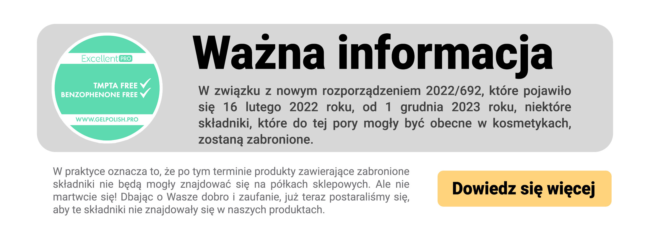 Ważna informacja
